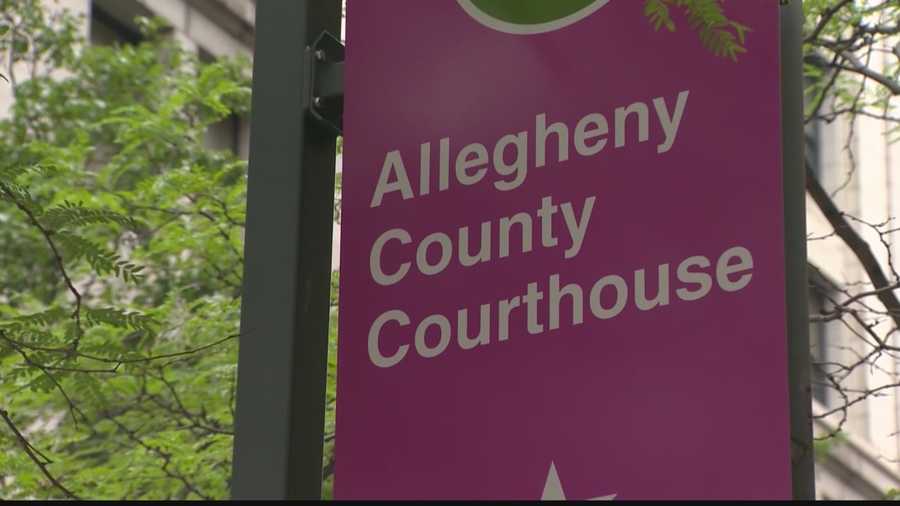 Allegheny County Courthouse sign Allegheny County Courthouse sign