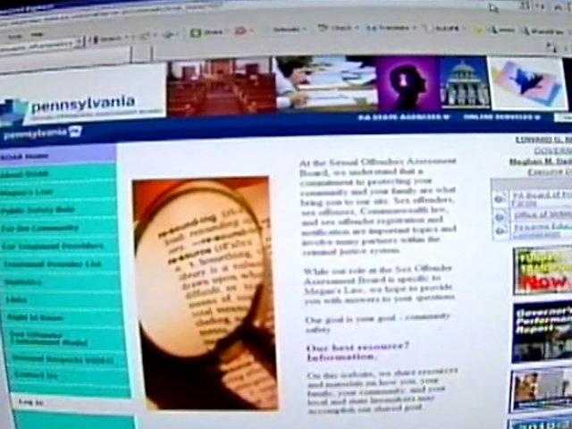 Megan's Law sex offender website