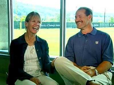 Kaye and Bill Cowher Cowher and his late wife, Kaye, a former basketball star at North Carolina State.