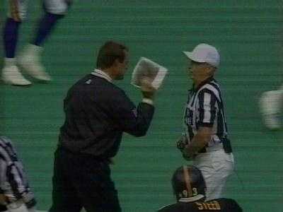 Bill Cowher Years ago, the NFL didn't use instant replay to review calls during games ...