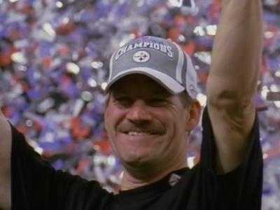 Super Bowl XL - Bill Cowher Winning the Lombardi Trophy in February 2006 was Cowher's career high point.