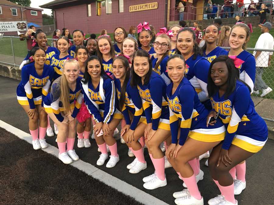 East Allegheny cheerleaders East Allegheny cheerleaders