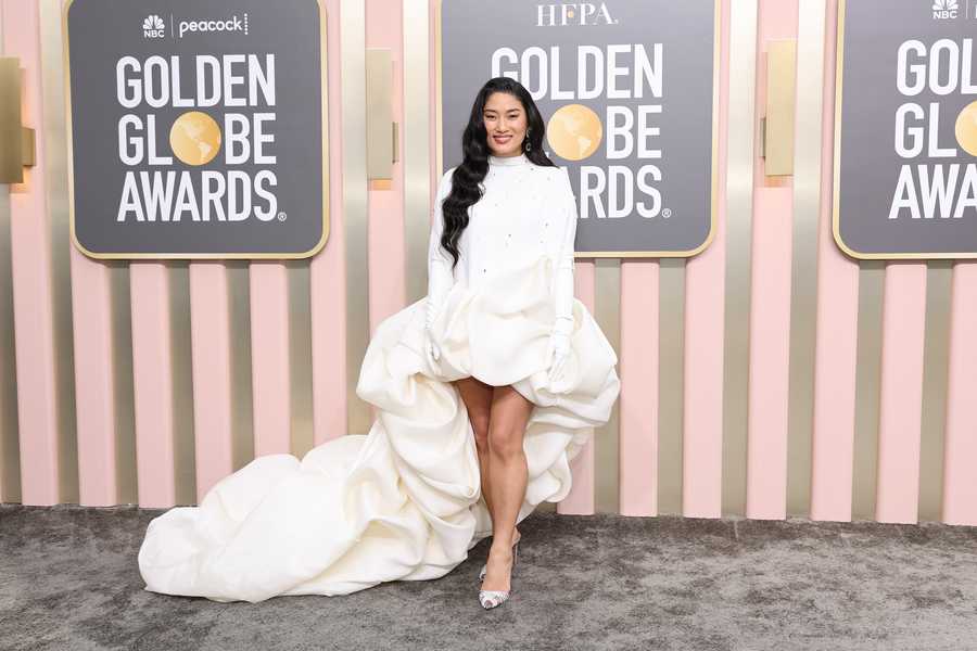 80th Annual Golden Globe Awards - Arrivals beverly hills, california january 10 chloe flower attends the 80th annual golden globe awards at the beverly hilton on january 10, 2023 in beverly hills, california photo by amy sussmangetty images