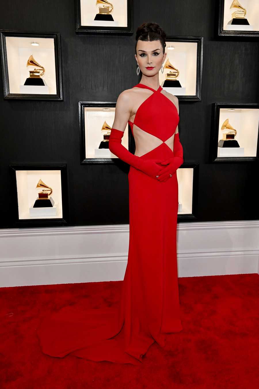 65th GRAMMY Awards - Red Carpet los angeles, california february 05 dylan mulvaney attends the 65th grammy awards on february 05, 2023 in los angeles, california photo by lester cohengetty images for the recording academy