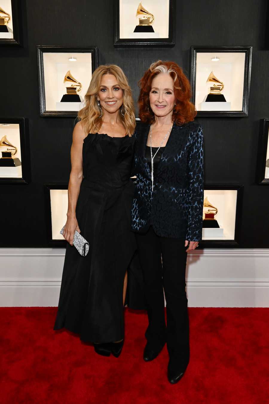 65th GRAMMY Awards - Red Carpet los angeles, california february 05 l r sheryl crow and bonnie raitt attend the 65th grammy awards on february 05, 2023 in los angeles, california photo by lester cohengetty images for the recording academy