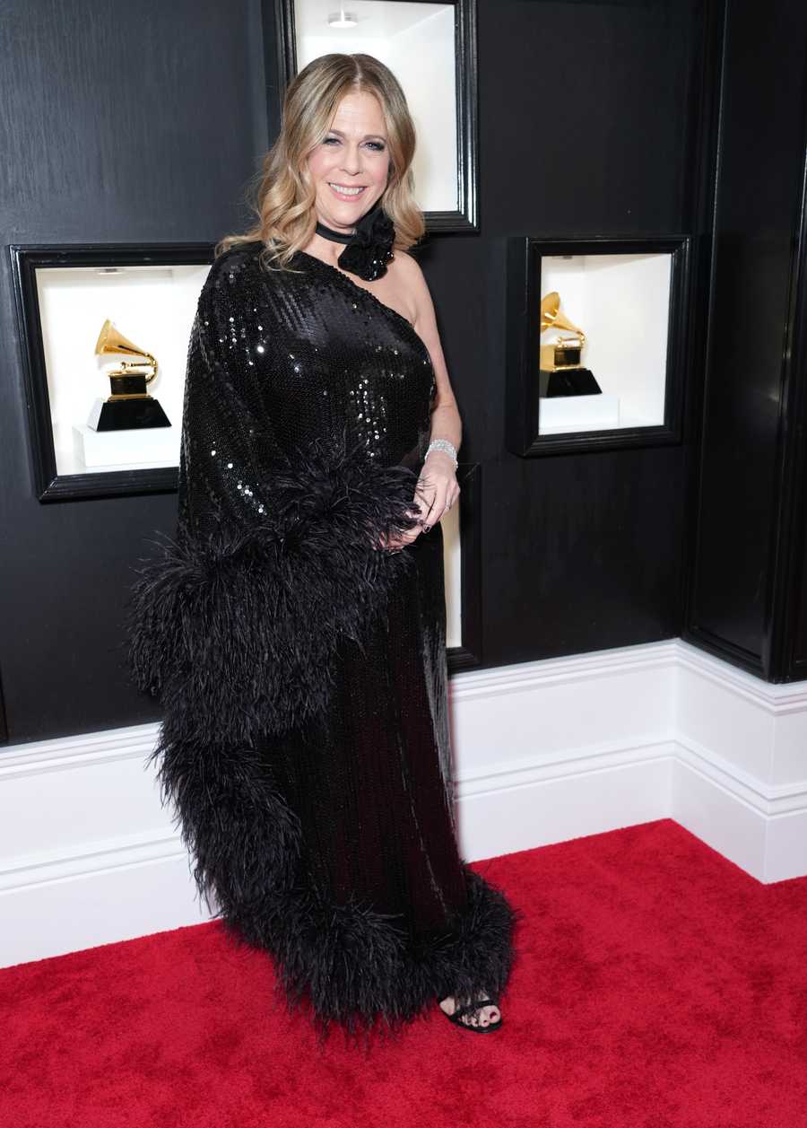 65th GRAMMY Awards - Red Carpet los angeles, california february 05 rita wilson attends the 65th grammy awards on february 05, 2023 in los angeles, california photo by kevin mazurgetty images for the recording academy