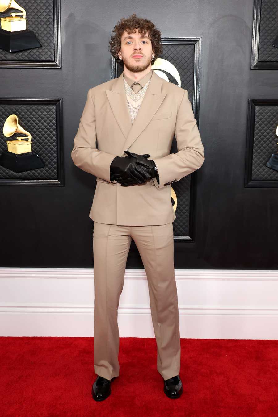 65th GRAMMY Awards - Arrivals los angeles, california february 05 for editorial use only jack harlow attends the 65th grammy awards on february 05, 2023 in los angeles, california photo by amy sussmangetty images