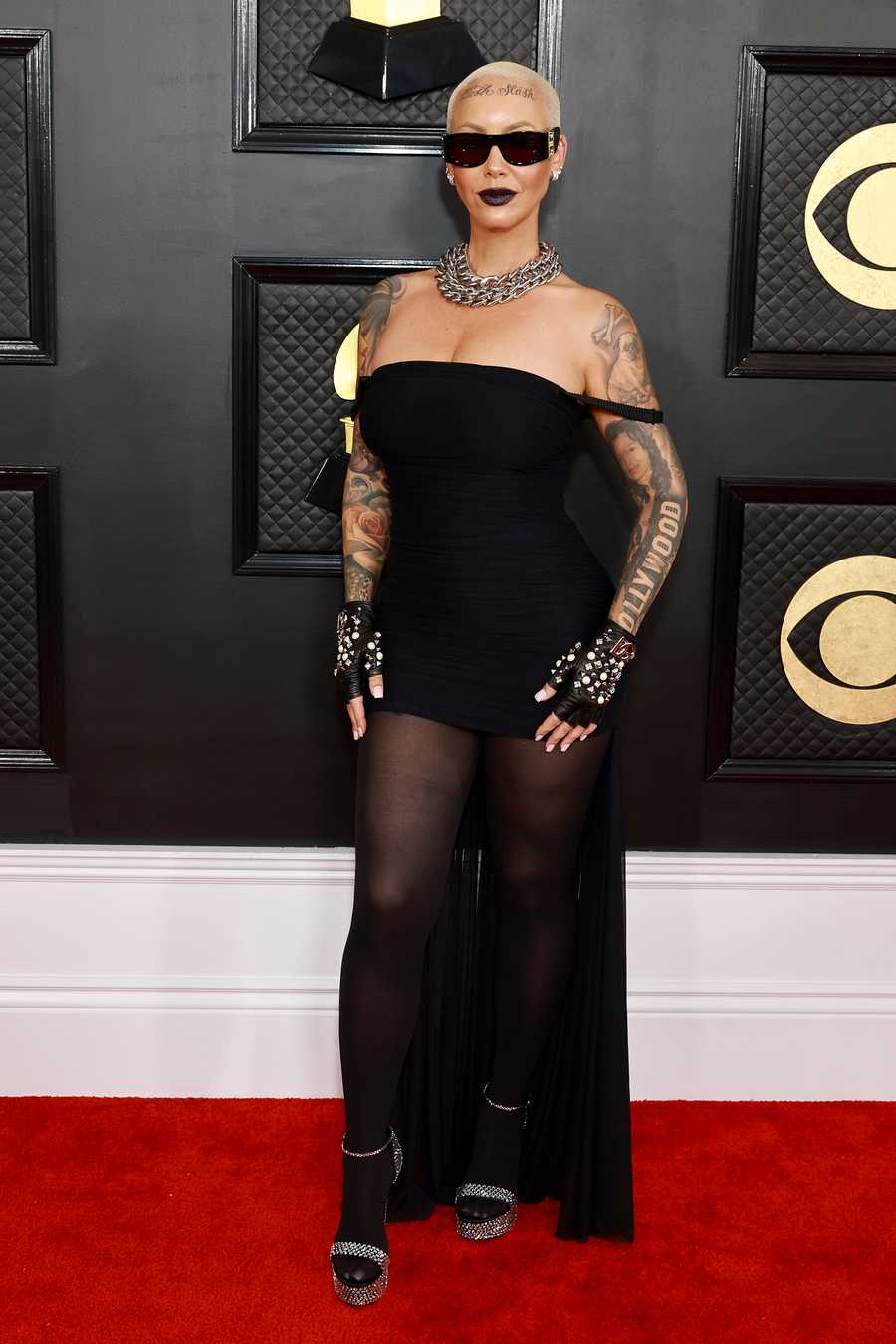 65th GRAMMY Awards - Arrivals los angeles, california february 05 amber rose attends the 65th grammy awards on february 05, 2023 in los angeles, california photo by matt winkelmeyergetty images for the recording academy