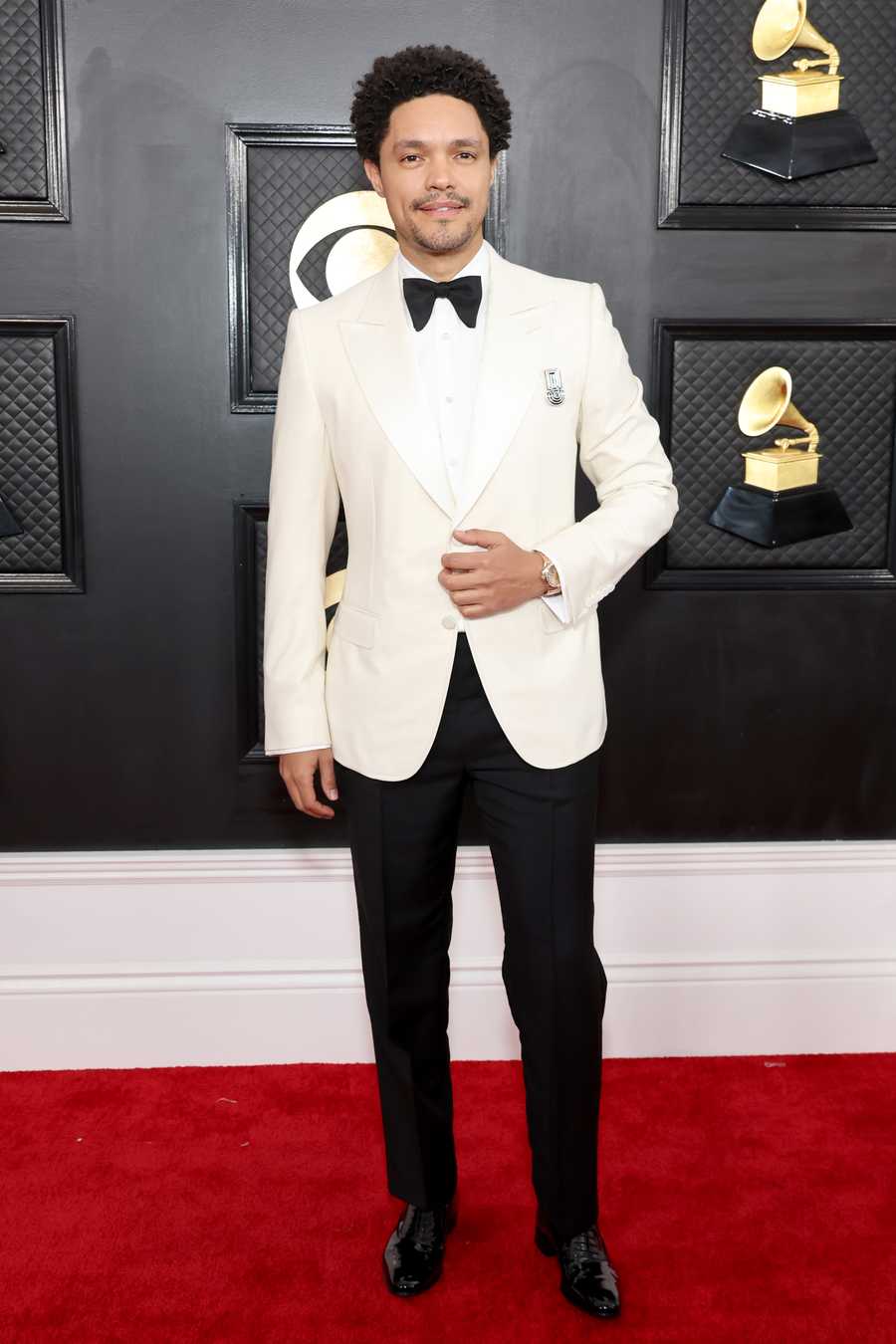 65th GRAMMY Awards - Arrivals los angeles, california february 05 for editorial use only trevor noah attends the 65th grammy awards on february 05, 2023 in los angeles, california photo by amy sussmangetty images