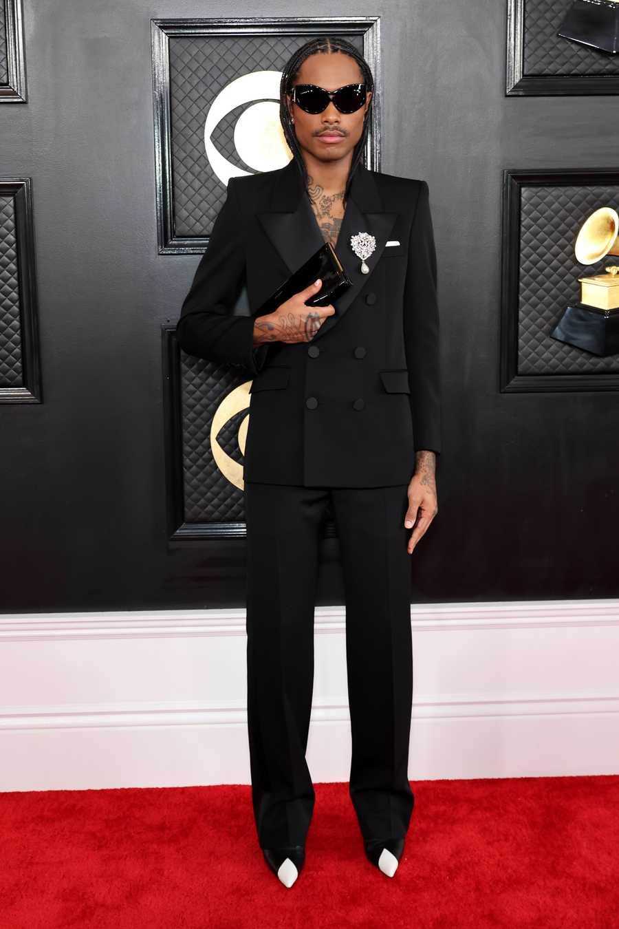 65th GRAMMY Awards - Arrivals los angeles, california february 05 for editorial use only steve lacy attends the 65th grammy awards on february 05, 2023 in los angeles, california photo by amy sussmangetty images