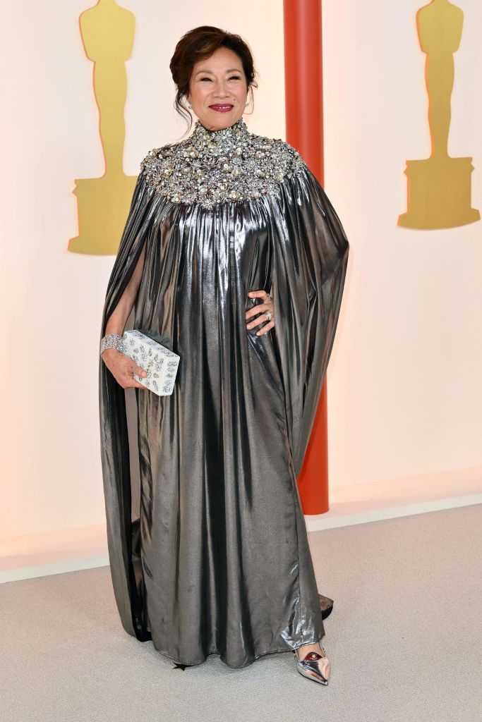 US-ENTERTAINMENT-FILM-OSCARS-AWARD-ARRIVALS-RED CARPET Academy president Janet Yang attends the 95th Annual Academy Awards at the Dolby Theatre in Hollywood, California on March 12, 2023. (Photo by ANGELA WEISS / AFP) (Photo by ANGELA WEISS/AFP via Getty Images)