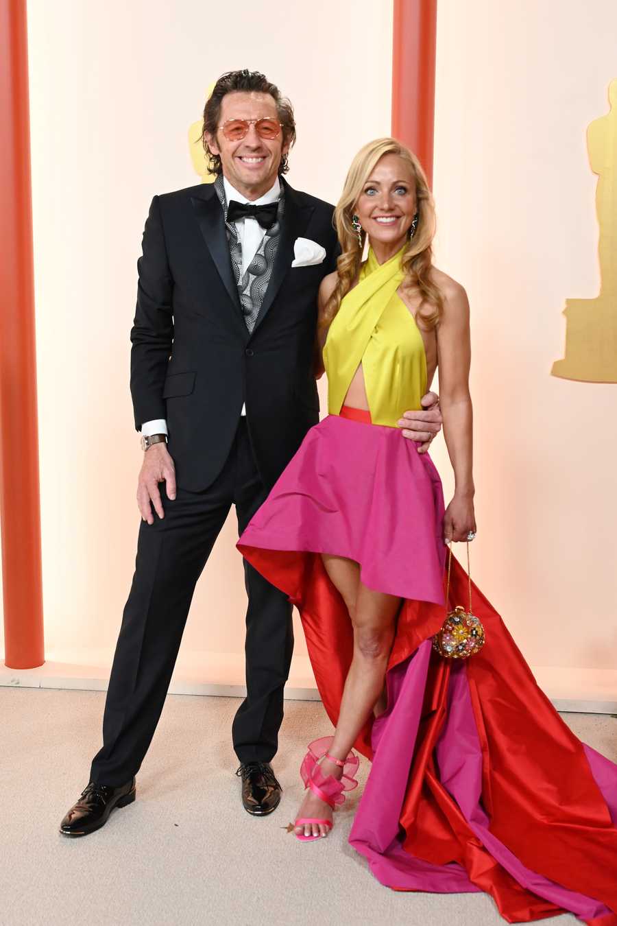 The 95th Annual Academy Awards - Arrivals Simon Marshall and Lesley Paterson at the 95th Annual Academy Awards held at Ovation Hollywood on March 12, 2023 in Los Angeles, California. (Photo by Gilbert Flores/Variety via Getty Images)
