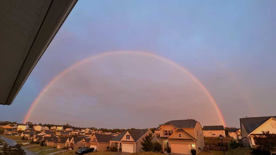 Rainbows in the Upstate after Ian hurricane ian photos